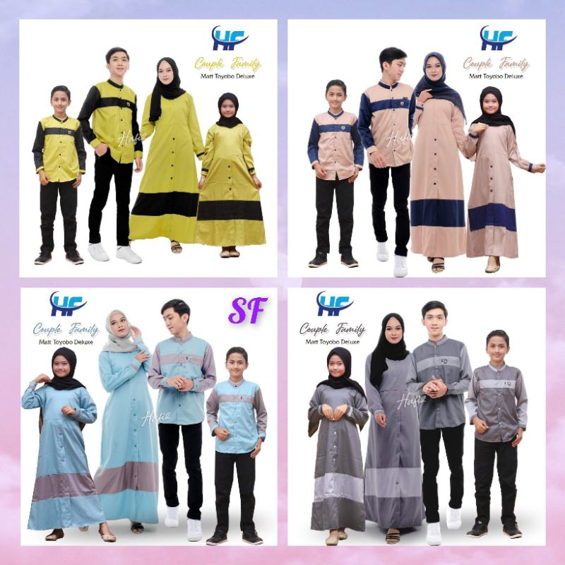 couple keluarga/seragam keluarga/seragam terbaru/seragam tpa/seragam tpq