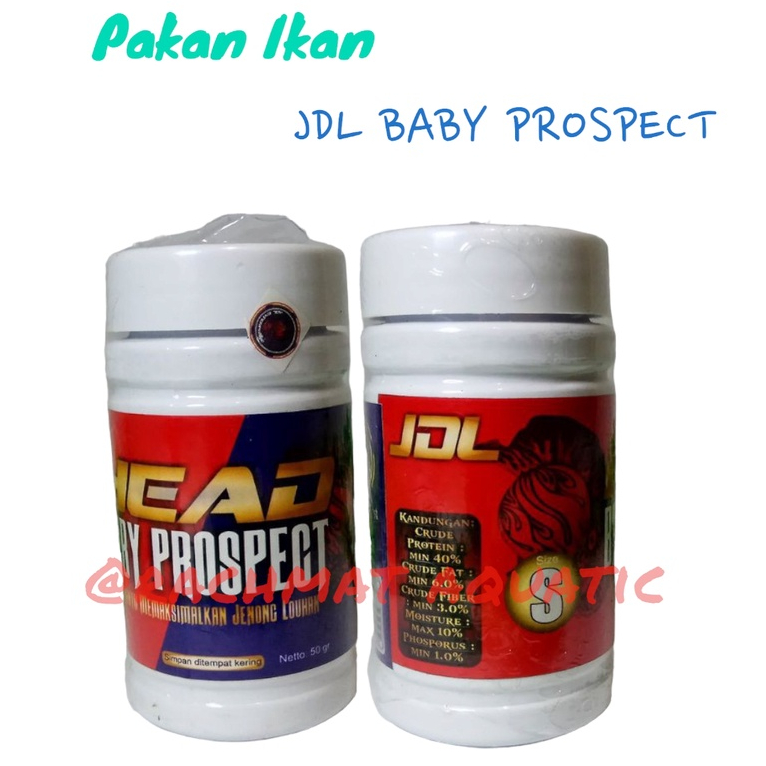 JDL Head Baby Prospect JDL Head Baby Prospect Size S small Pelet Louhan Terbaik Asli Original Pelet 