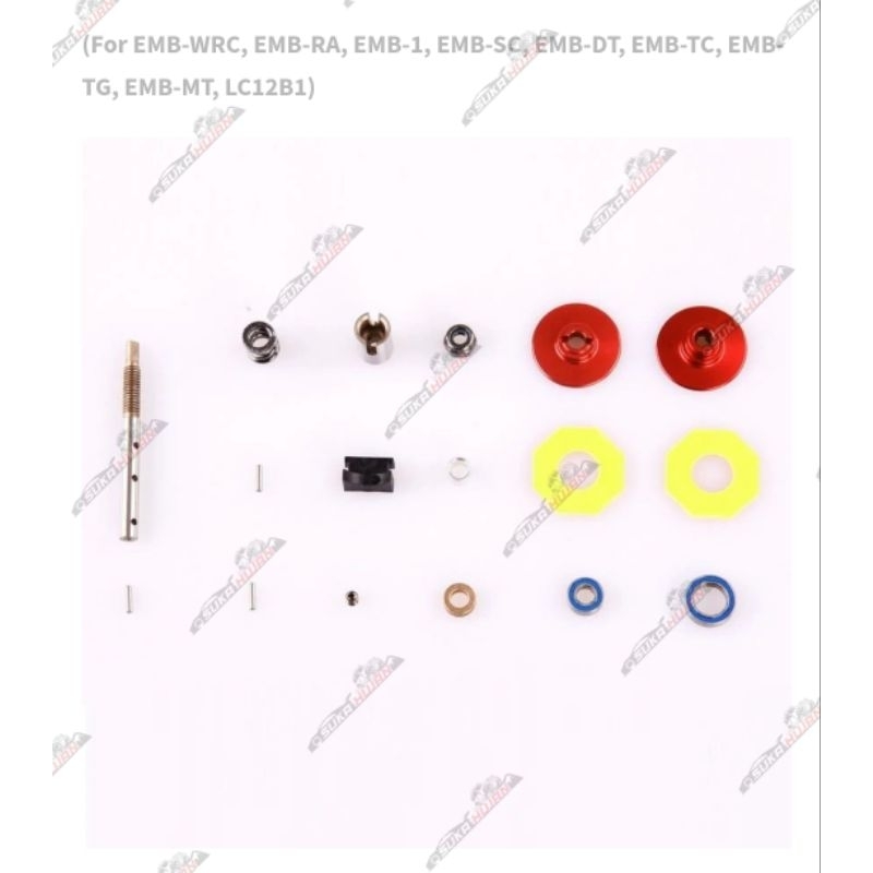 L6012 Slipper Set LC Racing 1/12 1/14 LC12B1 EMB Series Mini