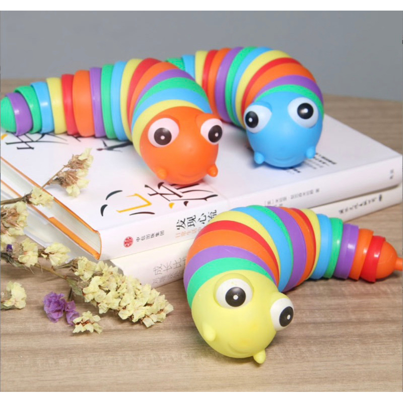 Mainan anak fidget ulat siput/Finger slug