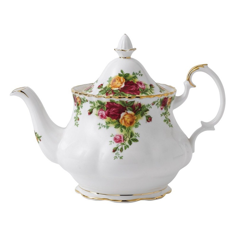 BRAND NEW AUTHENTIC  ROYAL ALBERT ENGLAND OLD COUNTRY ROSES TEAPOT LARGE TEKO TEH BUNGA FINE BONE CH