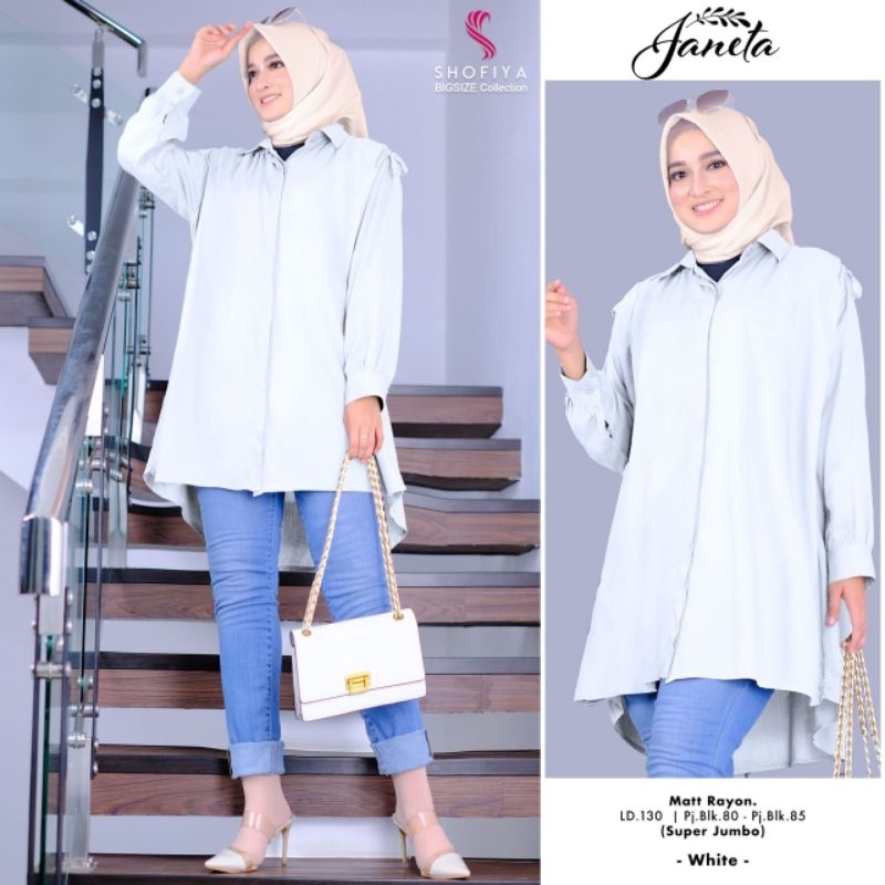 JANETA BIG SIZE TUNIK ORIGINAL BY SHOFIYA