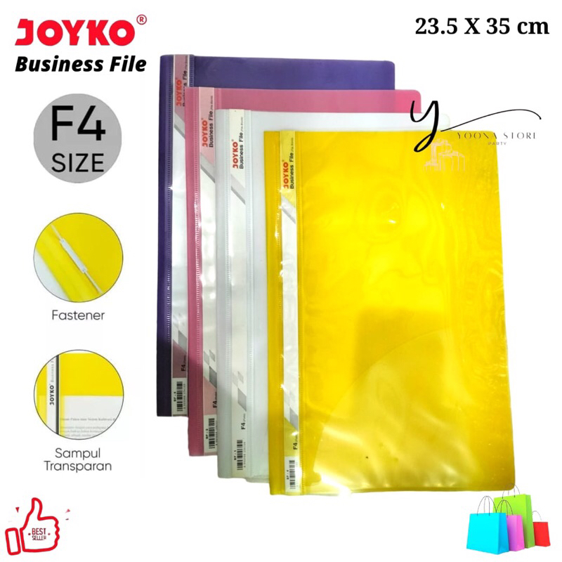 

Business File / Map Bisnis / Snelhecter Plastik A4 JOYKO -PCS