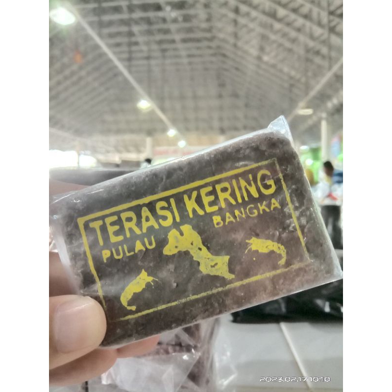 

TERASI KERING PULAU BANGKA kwalitas PREMIUM ukuran ( ± 85 gram )