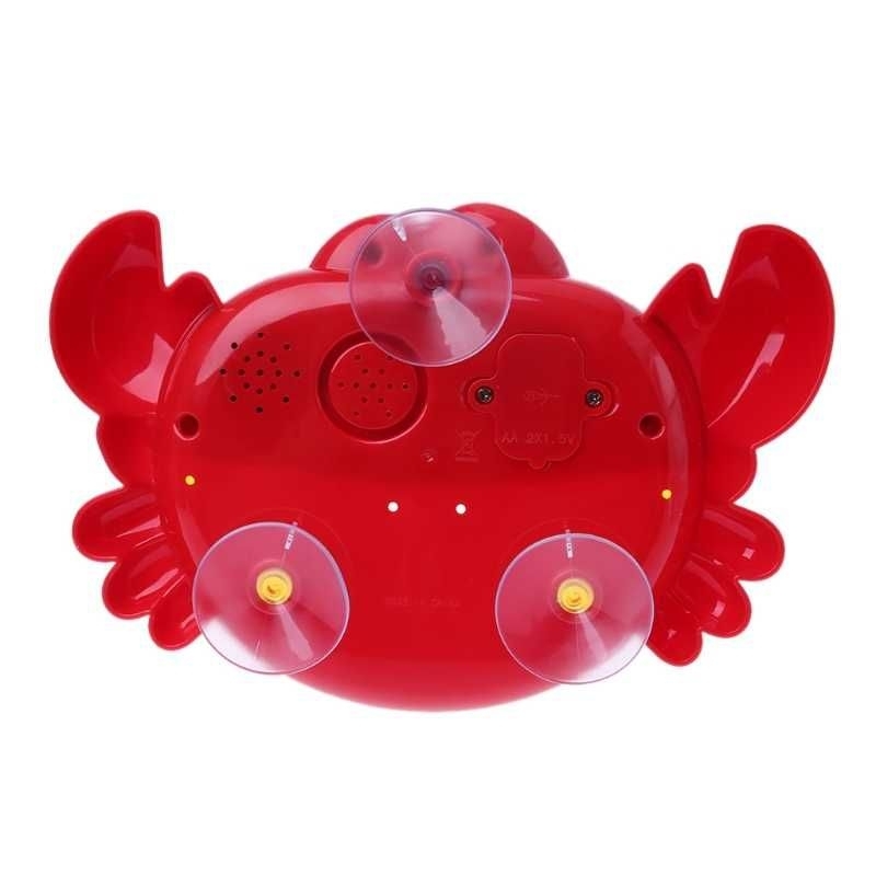 Bubble Crab Pembuat Gelembung Sabun Balon Otomatis dengan Musik - A0317