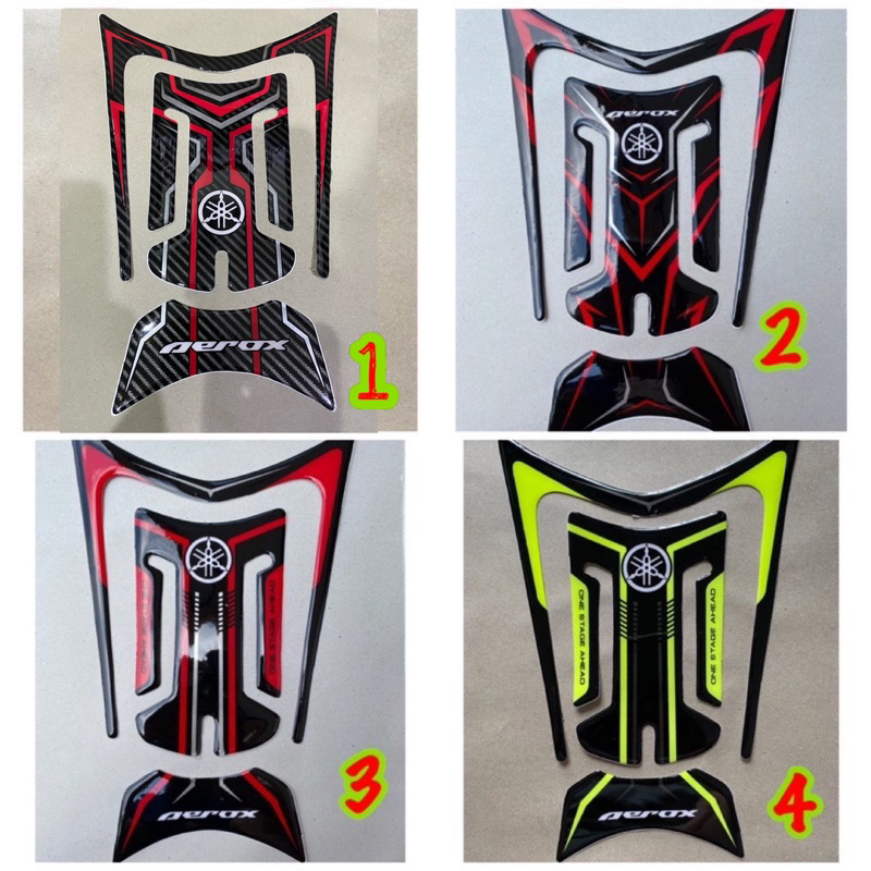 Yamaha Aerox Deck Pad Tank Pad Stiker Timbul