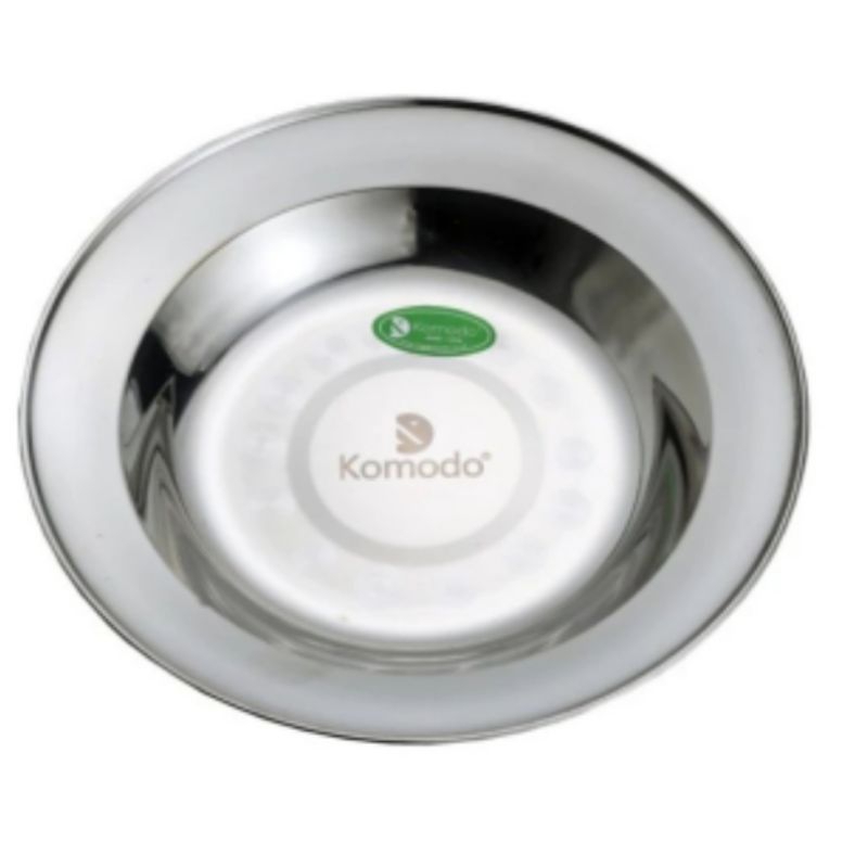 PIRING MAKAN KOMODO 22 CM / PIRING STAINLESS / PIRING / PIRING MAKAN