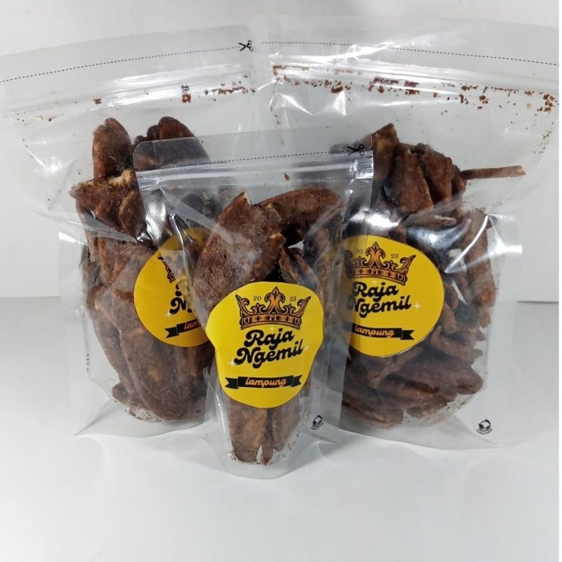 

KERIPIK PISANG COKLAT LAMPUNG COKLAT 1Kg RAJA NGEMIL KERIPIK Kripik Pisang coklat khas lampung