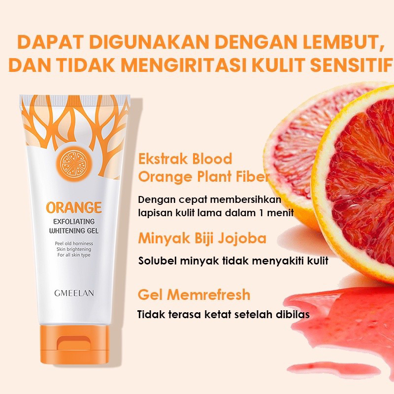 GMEELAN Exfoliating Gel Face Eksfoliasi Wajah Blackhead Clemaner Hydrating Gel With Niacinamide Improve Dull Skin