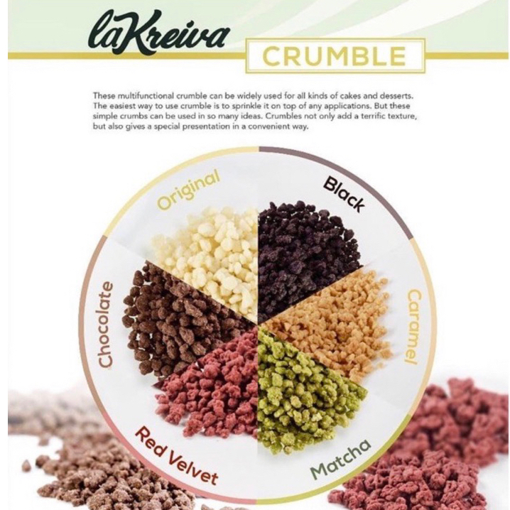 

(250 GR) LA KREIVA CRUMBLE HALUS / KASAR