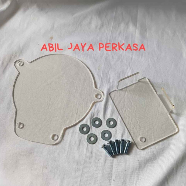 COVER CVT AEROX NEW AKRILIK TUTUP COVER CVT AEROX NEW FREE BAUT [AJP]