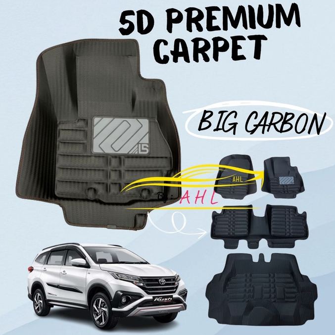 Karpet 5D Premium Mobil Daihatsu All New Terios 2018