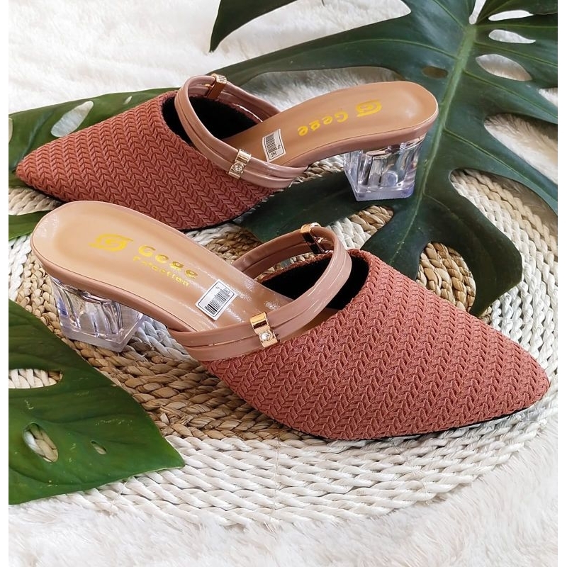 Sandal Kokop Dixsi hak kaca 5cm