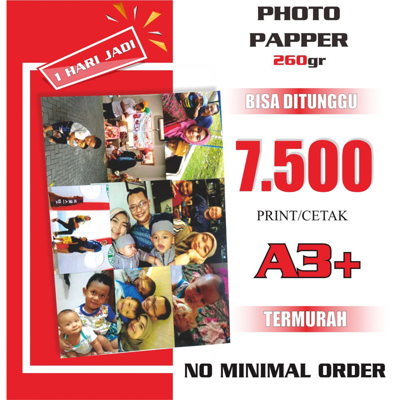 

KERTAS FOTO/FOTO PAPER plus PRINT MURAH