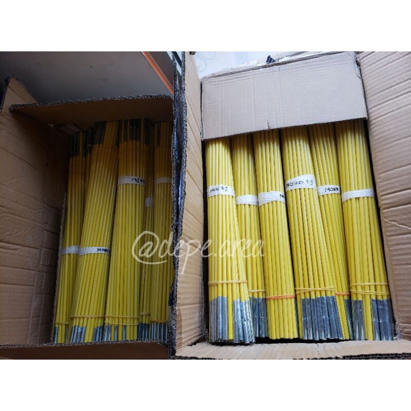 Frame tenda 6.9mm x 52cm Frame tenda warna kuning