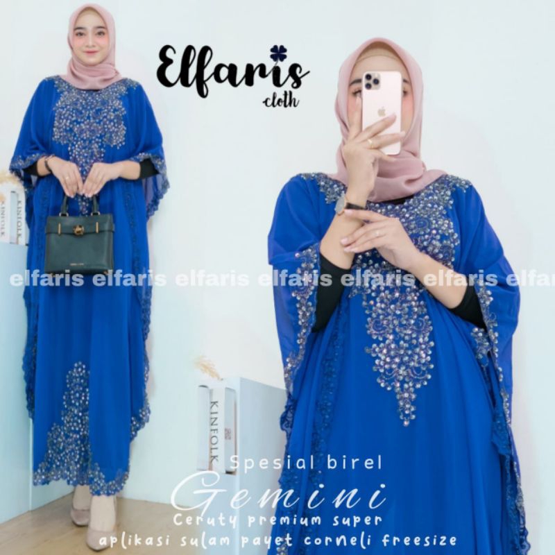 GEMINI KAFTAN WANITA TERBARU BY ELFARIS