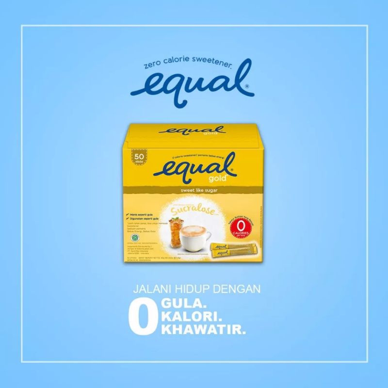 Equal Gold Sticks Pemanis Nol Kalori / Sweetener