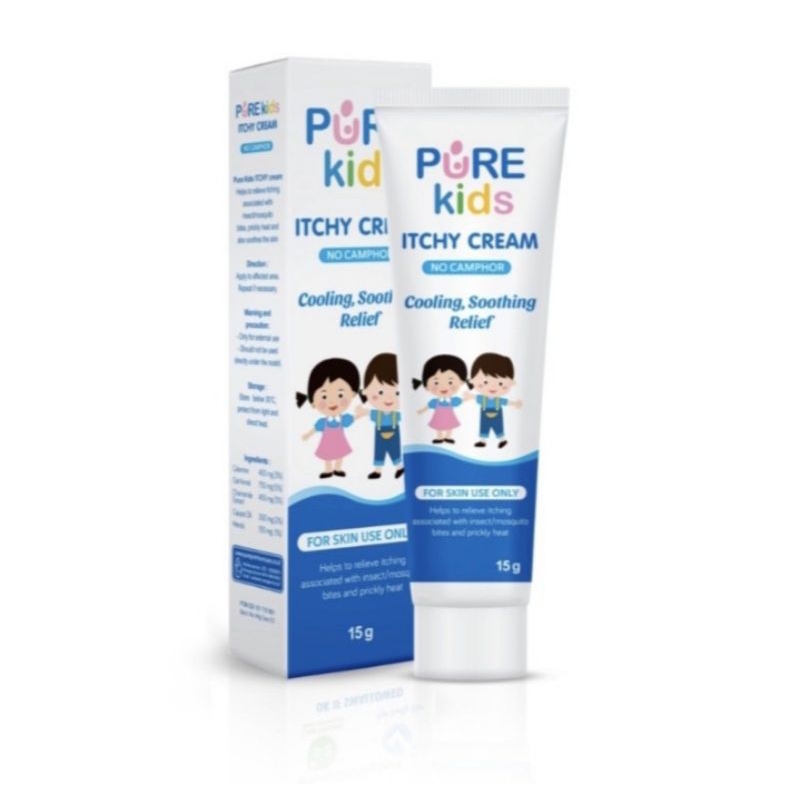 PURE KIDS ITCHY CREAM/SALEP GATAL 15 GRAM