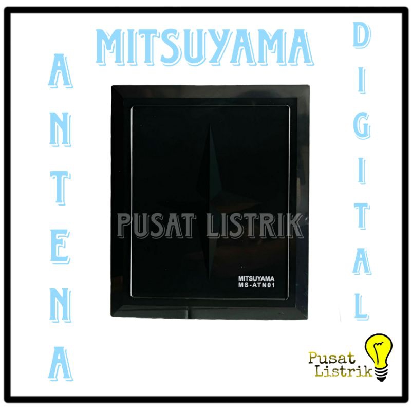 Antena TV Digital Indoor / Outdoor Mitsuyama MS-ATN01 10M 2TV Konektor