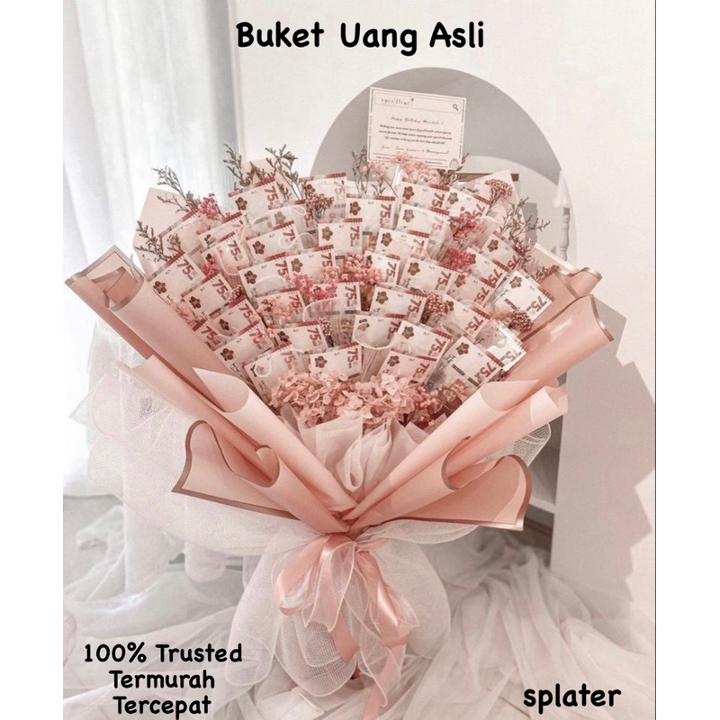 Paket Hadiah/Mahar Uang/Souvenir Uang Asli-100%