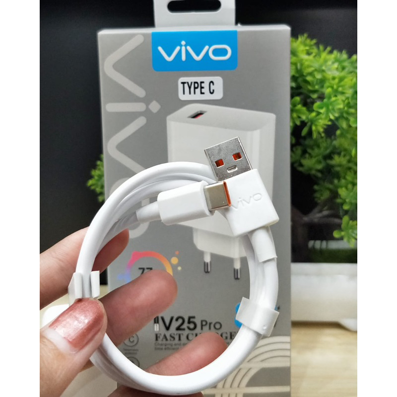 Travel Charger Vivo V25 Pro 80watt Micro Dan Type C Super fast Charging Promo Sen