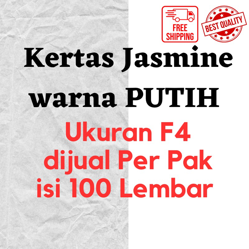 

kertas jasmine putih tebal ukuran f4