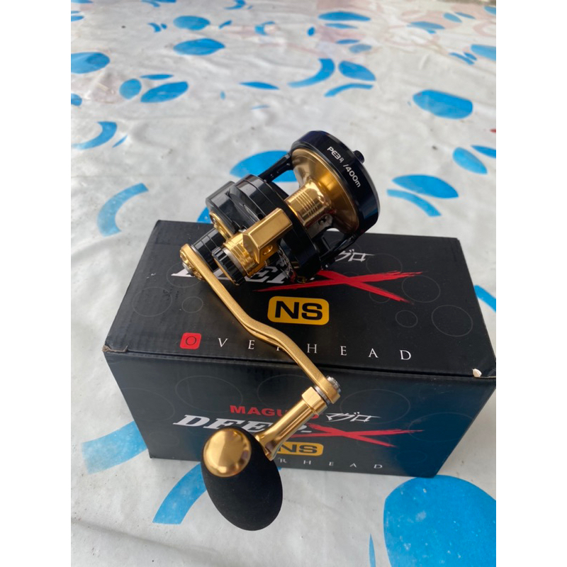 reel oh maguro deepx ns 400nl rod slow jigging relix nusantara gindara pe 2,5 oh