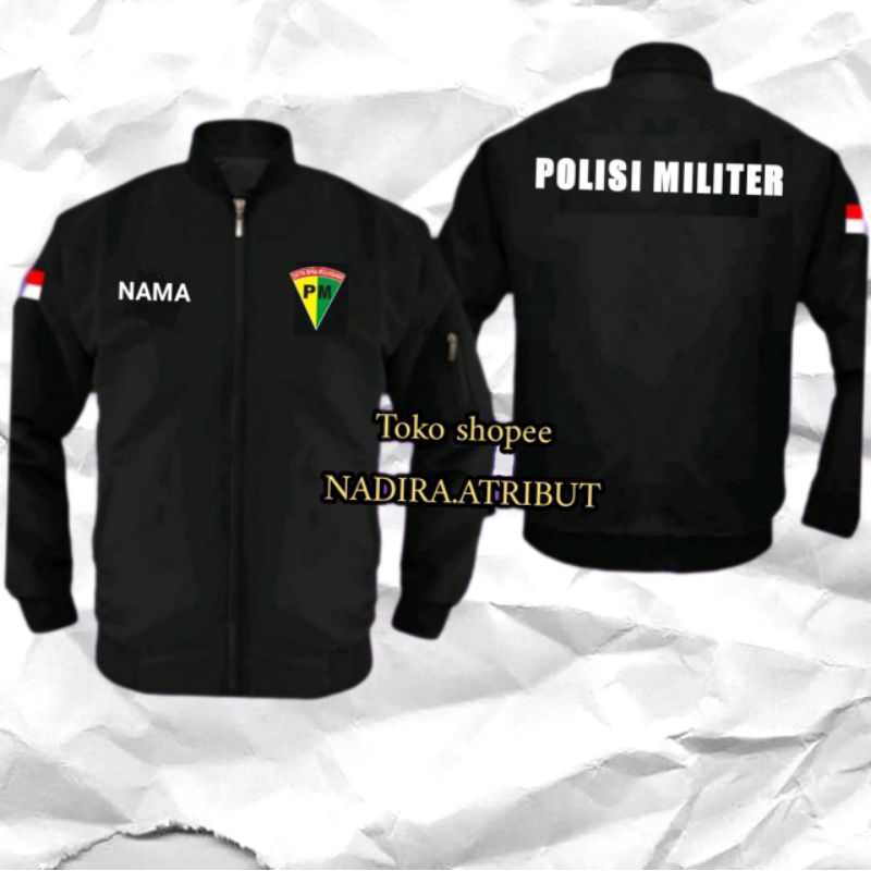 JAKET BOMBER POLISI MILITER / JAKET BOMBER PM / JAKET PM / BOMBER PM JAKET PRIA