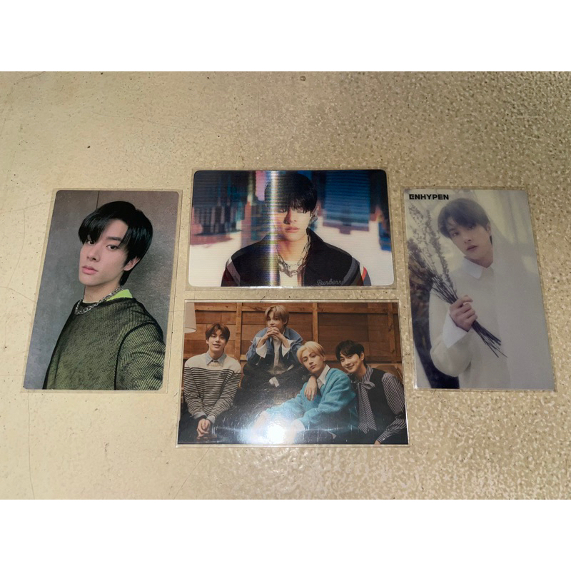 enha enhypen jake bene weverse feber unit en connect trading card niki jay jake jungwon lenti jake b