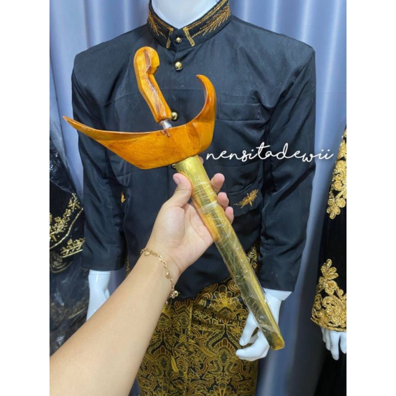 Paket Ikat Pinggang + Keris / Model Jogja &amp; Solo