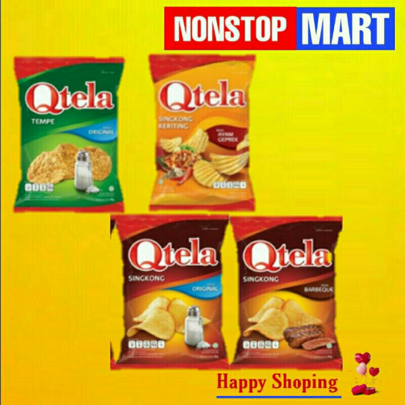 

QTELA Keripik Singkong/Tempe 180gr