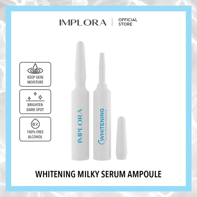 BISA COD - Implora Whitening Milky Serum Ampoule