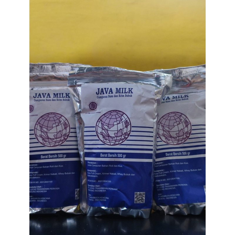 

susu bubuk java milk kemasan repack 250gram