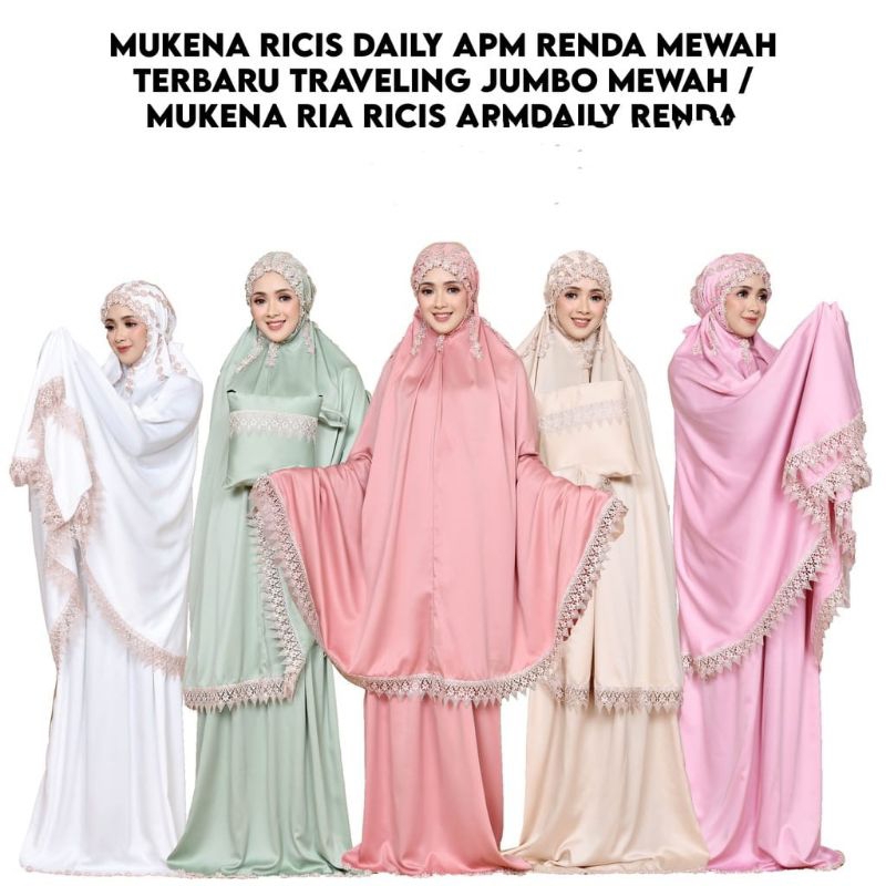 MUKENA RENDA ELEGAN DAN MEWAH