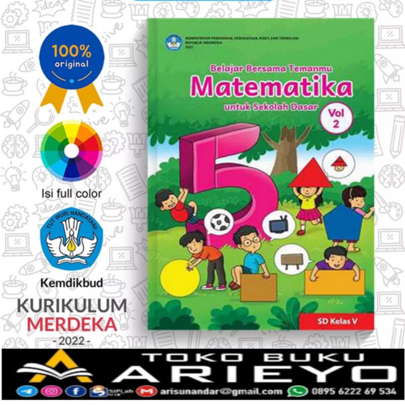 

New+K-Merdeka Matematika Vol 2 - SD Kelas : 5 Sekolah Penggerak