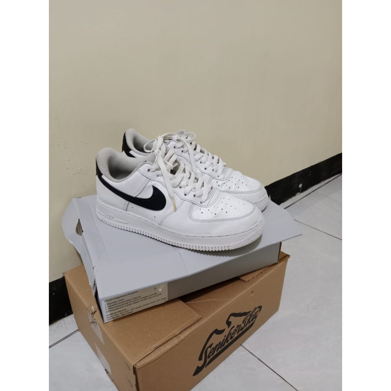 Air force 1 Low White Black Second Resmi Orginal