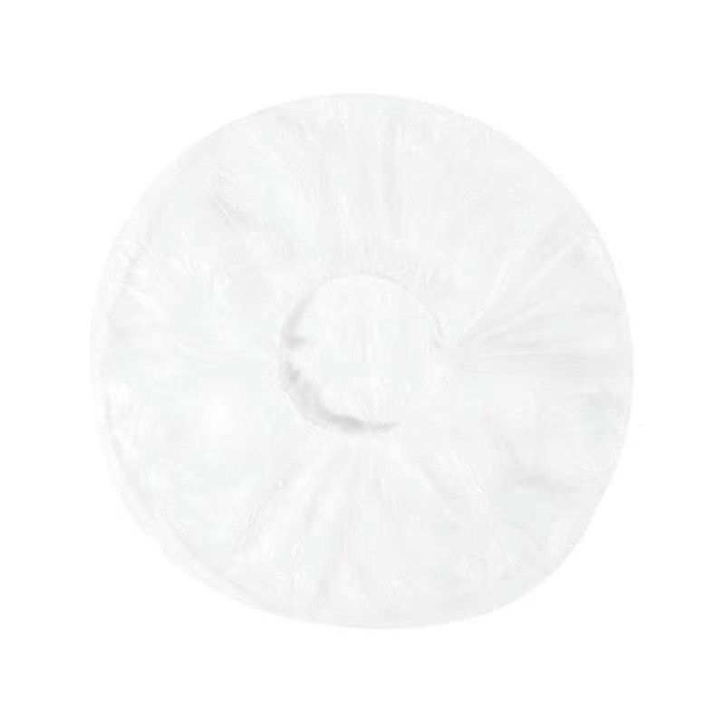 Per (10 Pcs) Plastik Penutup Rambut Plastik Penutup Makanan Shower cap Transparan