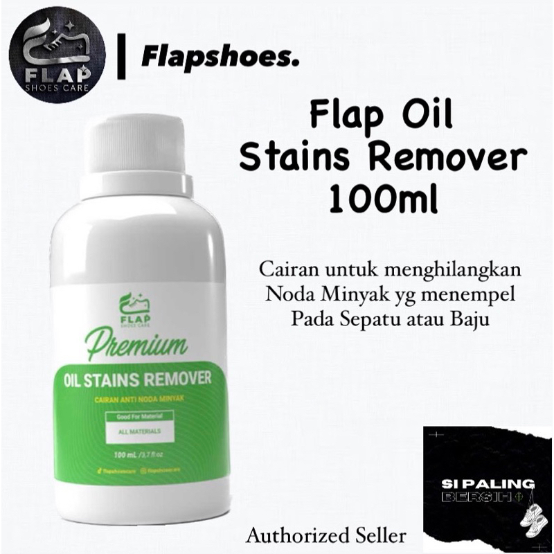 Flap Shoes Cairan Penghilang Noda Minyak pada Sepatu dan Baju