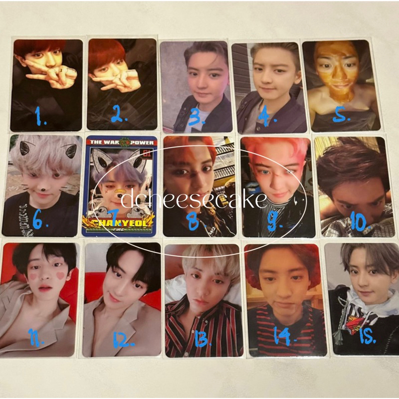 (READY STOCK) PHOTOCARD CHANYEOL EXO
