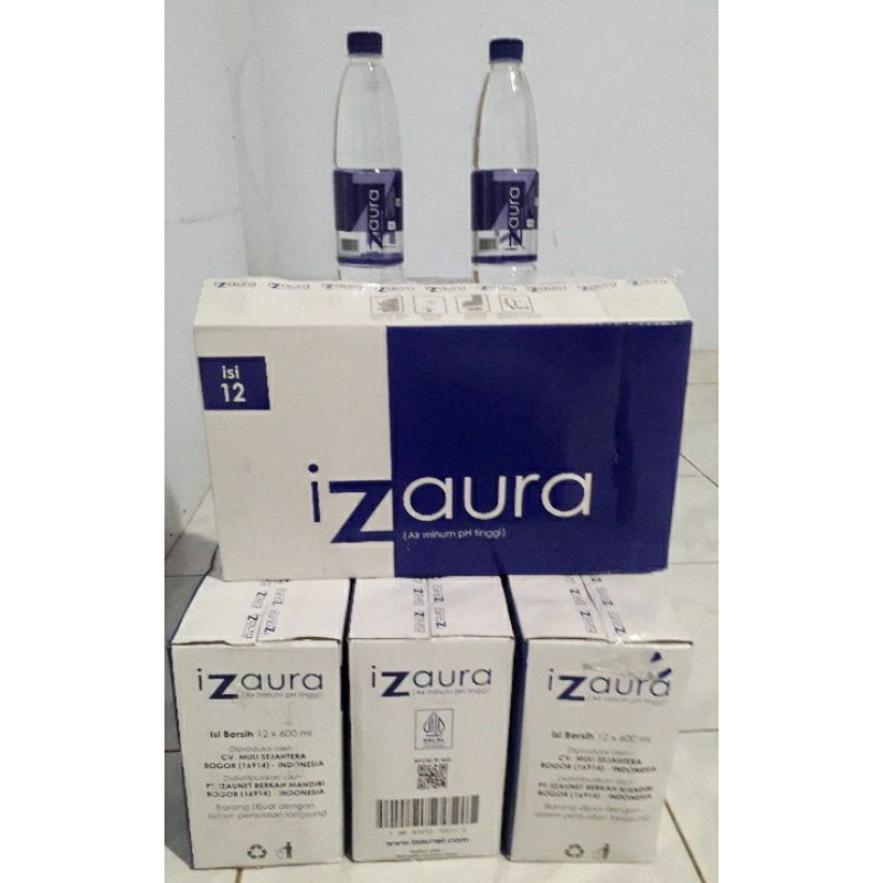 

iZaura air Minum PH tinggi 600ml Original