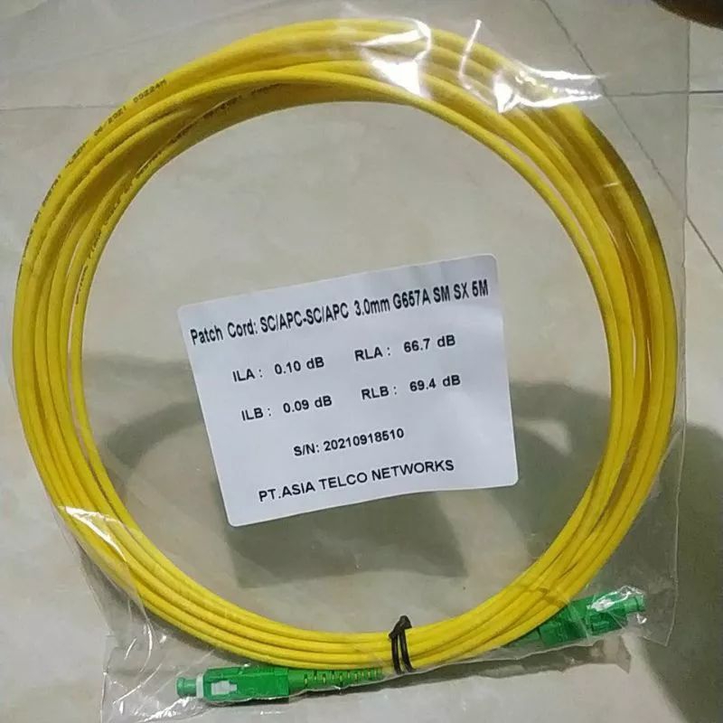 Fiber optic Patchcord /Patchcore  sc apc sc apc kabel fiber optic