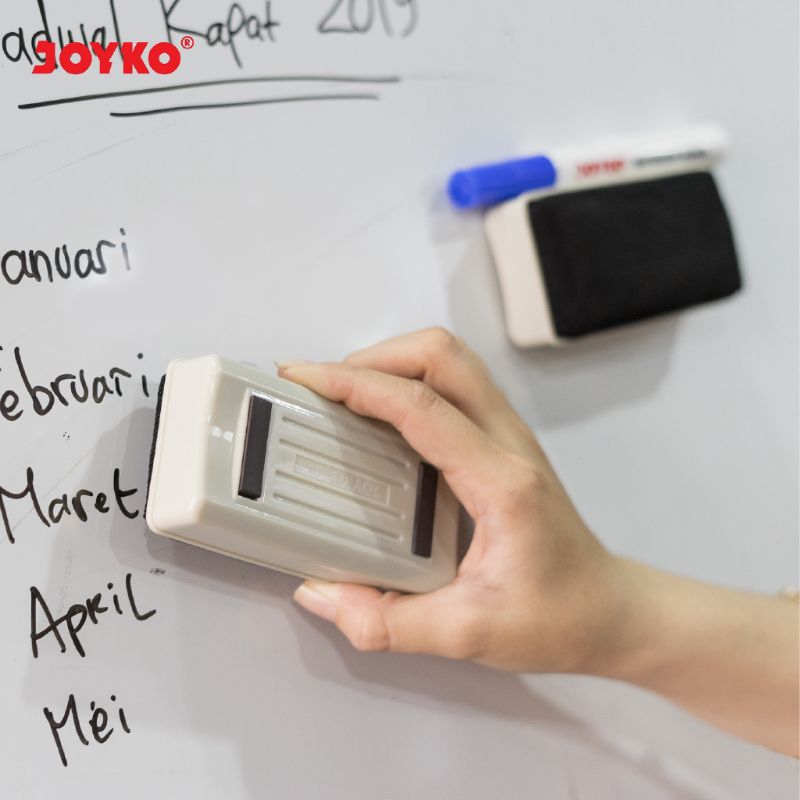 Whiteboard Eraser Penghapus Papan Tulis Putih Joyko WE-1 Magnet Satuan 1pcs