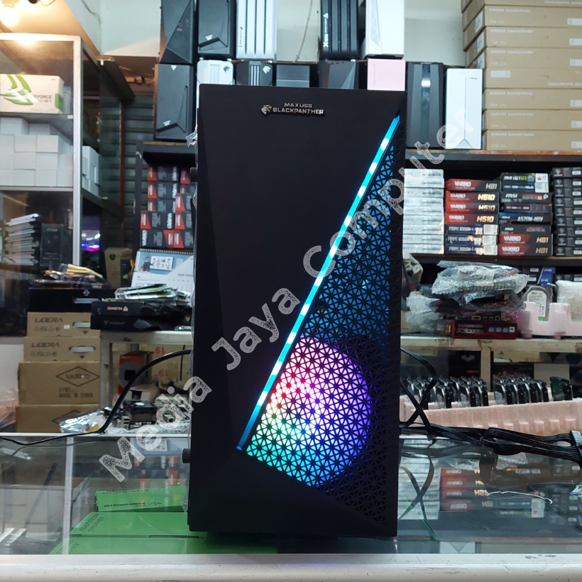 PC Gaming Fullset Core i3 3220 HDD SSD Ram 8GB GTX 750 TI 4GB + Monitor 19 inch komputer full set gaming dektop pc rakitan