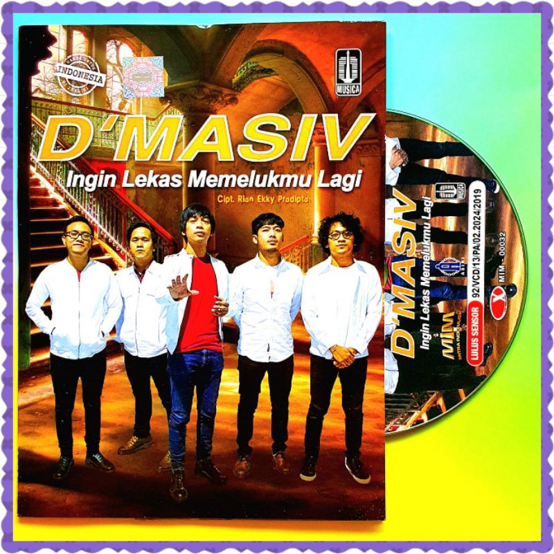KASET VCD ORIGINAL LAGU POP INDONESIA DMASIV - KASET VCD LAGU POP INDONESIA LAWAS - KASET POP NOSTAL