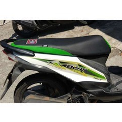 Jok Beat Fi New Karbu Street pop lis warna - Jok honda Beat modifikasi - Jok motor Beat tinggal pasa