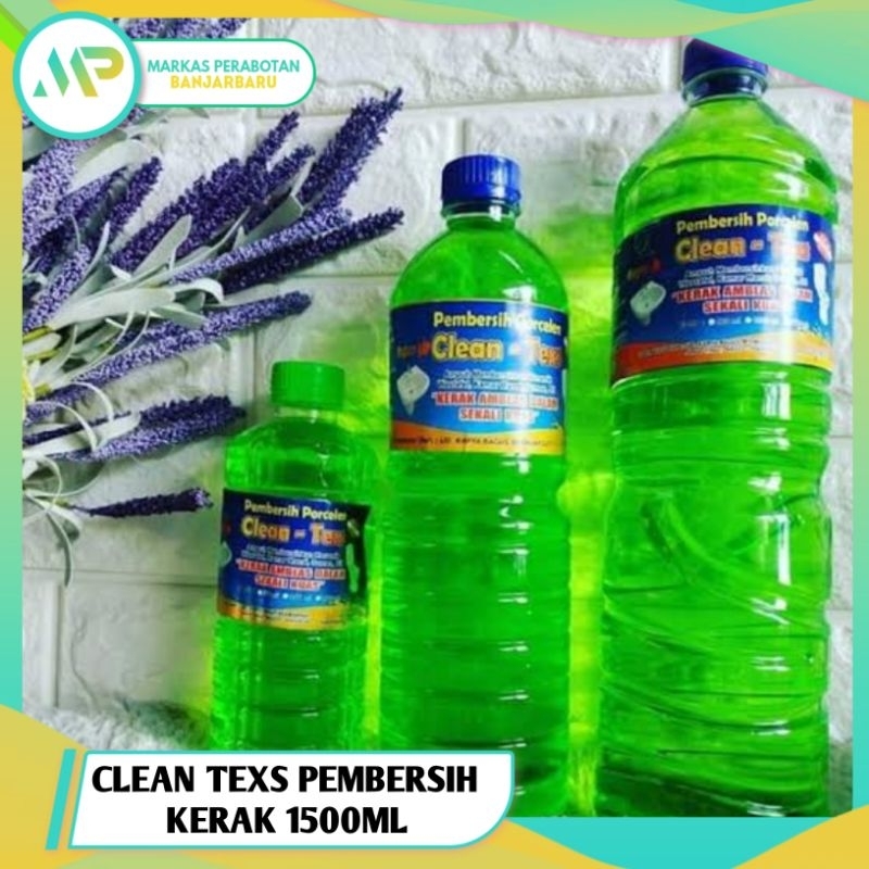 clean texs pembersih kerak kemasan 1500ml/pembersih serbaguna 1500 liter