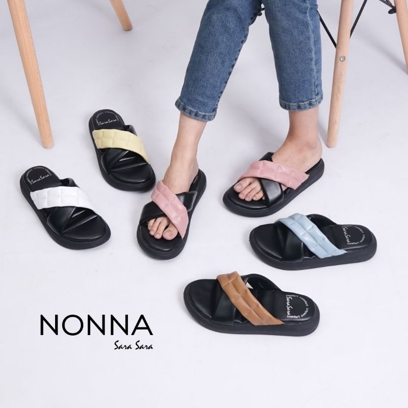 sara sara nonna/sandal wanita sara sara nonna