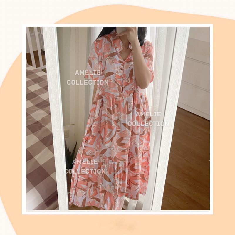 KAORI DRESS - midi dress bumil busui