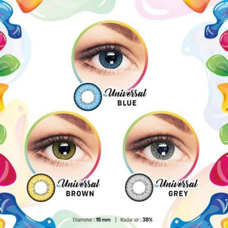 Softlens TOPGEL UNIVERSAL 15 MM Normal By Topgel / Soflen Topgel Universal / Universal By Topgel / Softlens Natural / Softlens Best Seller