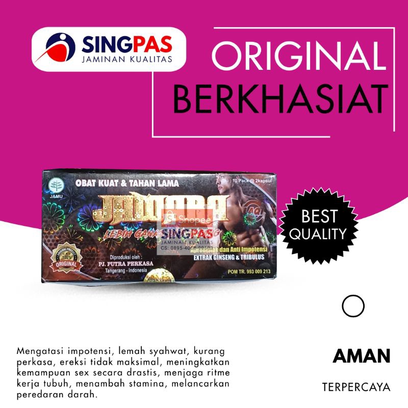 Kapsul Jamu Kesehatan Jawara Original Obat Vitalitas Pria
